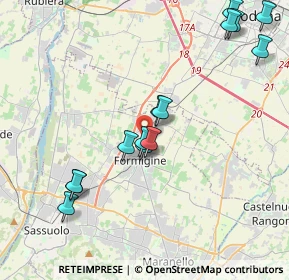 Mappa Via G. Quartieri, 41043 Formigine MO, Italia (4.37)