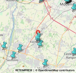 Mappa Via G. Quartieri, 41043 Formigine MO, Italia (7.1435)