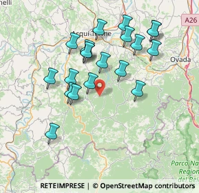 Mappa Frazione, 15010 Ponzone AL, Italia (7.1925)