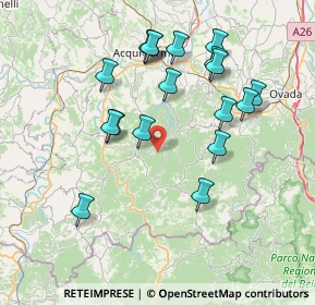 Mappa Frazione, 15010 Ponzone AL, Italia (7.65167)