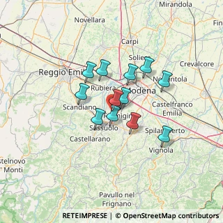 Mappa Via Rodello, 41043 Formigine MO, Italia (9.74417)