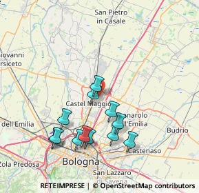 Mappa Via dei Setaioli, 40050 Argelato BO, Italia (7.44333)