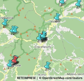 Mappa Via Giuseppe Mazzini, 16010 Crocefieschi GE, Italia (2.28)