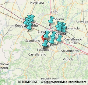 Mappa SP 15, 41049 Sassuolo MO, Italia (10.6725)