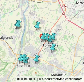 Mappa Via Tirelli, 41043 Formigine MO, Italia (3.44417)