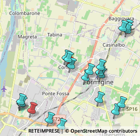 Mappa Via Tirelli, 41043 Formigine MO, Italia (2.557)