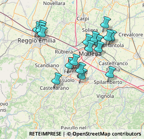 Mappa Via Tirelli, 41043 Formigine MO, Italia (13.27684)