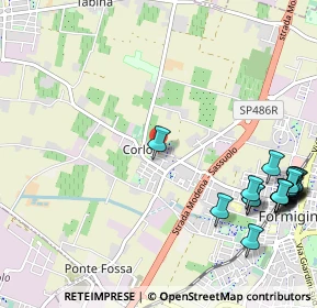 Mappa Via Thomas Alva Edison, 41043 Formigine MO, Italia (1.5075)