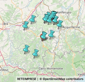 Mappa Via la Pieve, 12074 Cortemilia CN, Italia (13.24)