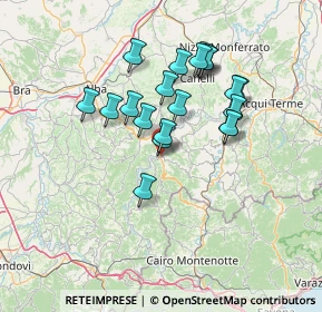 Mappa Via la Pieve, 12074 Cortemilia CN, Italia (12.091)