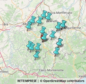 Mappa Via la Pieve, 12074 Cortemilia CN, Italia (11.2915)