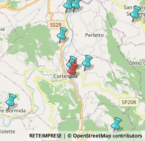 Mappa Via la Pieve, 12074 Cortemilia CN, Italia (2.8825)