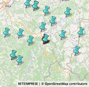 Mappa Via la Pieve, 12074 Cortemilia CN, Italia (8.4495)