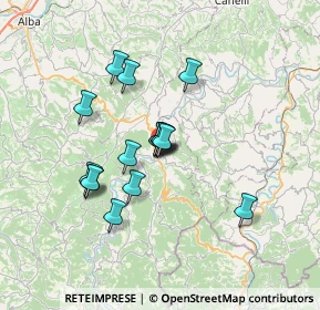 Mappa Via la Pieve, 12074 Cortemilia CN, Italia (5.51563)