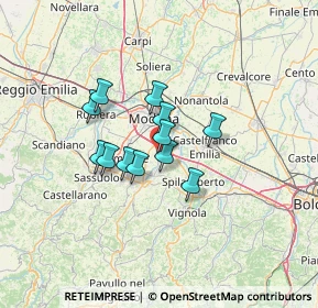 Mappa Str. Cavedole, 41126 Portile MO, Italia (9.11)