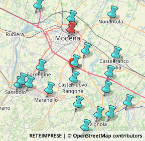 Mappa Str. Cavedole, 41126 Portile MO, Italia (9.6405)