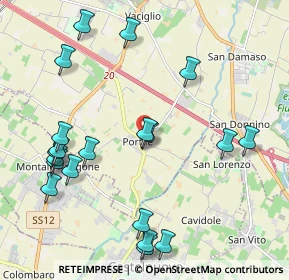 Mappa Str. Cavedole, 41126 Portile MO, Italia (2.459)