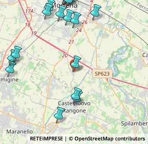 Mappa Str. Cavedole, 41126 Portile MO, Italia (5.8385)