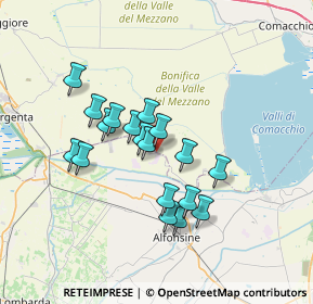 Mappa Via Castiglione, 44011 Argenta FE, Italia (5.82)