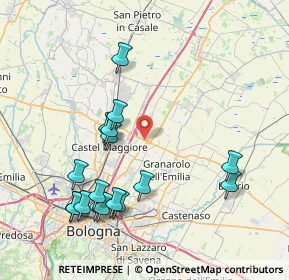 Mappa Strada Provinciale, 40057 Castel Maggiore BO, Italia (8.65529)