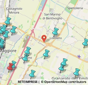 Mappa 40057 Castel Maggiore BO, Italia (3.328)