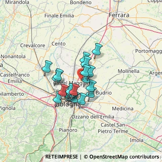 Mappa Strada Provinciale, 40057 Castel Maggiore BO, Italia (9.332)