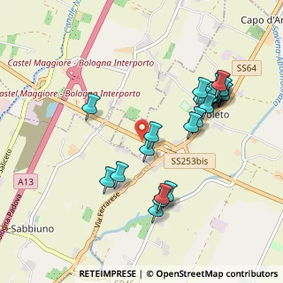 Mappa Strada Provinciale, 40057 Castel Maggiore BO, Italia (1.02083)