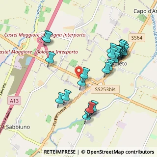 Mappa Strada Provinciale, 40057 Castel Maggiore BO, Italia (1.032)