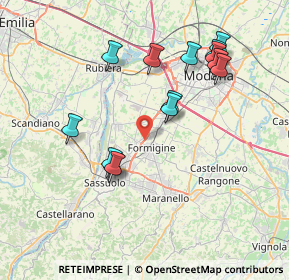 Mappa Via Modena - Sassuolo, 41043 Formigine MO, Italia (7.7)