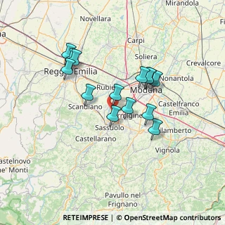 Mappa Via Fossa, 41049 Sassuolo MO, Italia (12.15357)