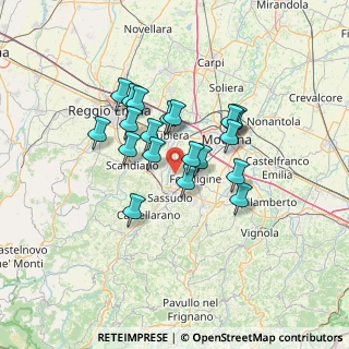 Mappa Via Fossa, 41049 Sassuolo MO, Italia (10.722)