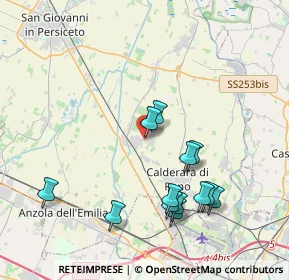 Mappa Via Stelloni Ponente, 40010 Sala bolognese BO, Italia (4.04)