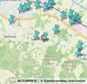 Mappa Via Cà dei Caiti, 42019 Scandiano RE, Italia (1.3805)