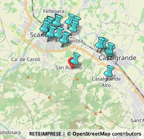 Mappa Via Cà dei Caiti, 42019 Scandiano RE, Italia (1.92)