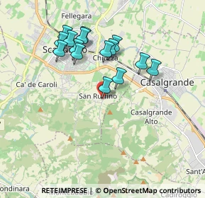 Mappa Via Cà dei Caiti, 42019 Scandiano RE, Italia (1.72467)