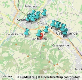 Mappa Via Cà dei Caiti, 42019 Scandiano RE, Italia (1.774)