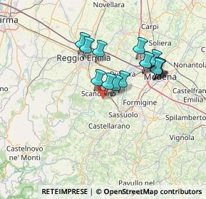 Mappa Via Cà dei Caiti, 42019 Scandiano RE, Italia (12.11267)