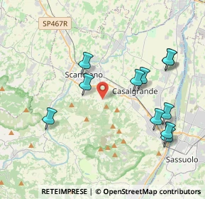 Mappa Via Cà dei Caiti, 42019 Scandiano RE, Italia (4.21273)
