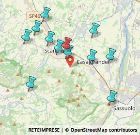 Mappa Via Cà dei Caiti, 42019 Scandiano RE, Italia (3.96833)