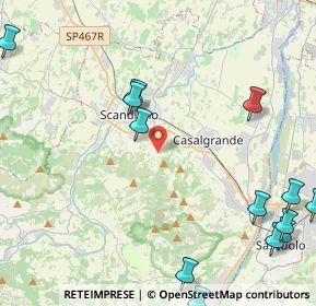 Mappa Via Cà dei Caiti, 42019 Scandiano RE, Italia (6.62267)