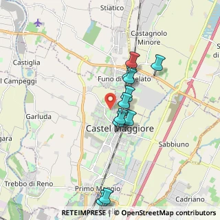 Mappa Via Vancini, 40013 Castel Maggiore BO, Italia (1.61818)