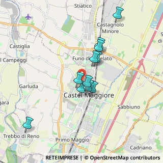 Mappa Via Vancini, 40013 Castel Maggiore BO, Italia (1.50364)