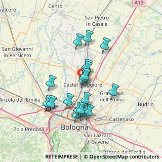 Mappa Via Vancini, 40013 Castel Maggiore BO, Italia (6.381)