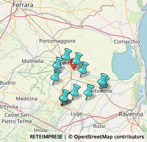 Mappa SP 10, 44011 Argenta FE (10.97333)