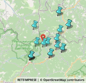 Mappa Località Fascia, 16020 Fascia GE, Italia (7.129)