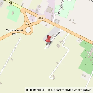 Mappa Via Foro Gallico, 16, 41013 Castelfranco Emilia, Modena (Emilia Romagna)