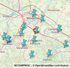 Mappa Str. Cavedole, 41126 Modena MO, Italia (9.11643)