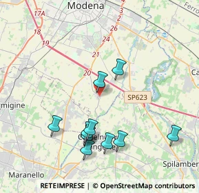 Mappa Str. Cavedole, 41126 Modena MO, Italia (4.02455)