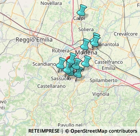 Mappa Via Mariano, 41043 Formigine MO, Italia (8.04273)