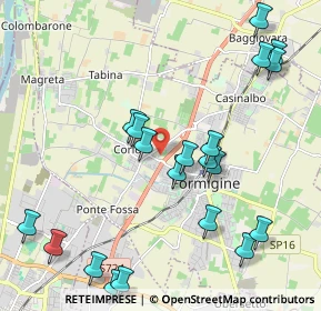 Mappa Via Mariano, 41043 Formigine MO, Italia (2.4395)